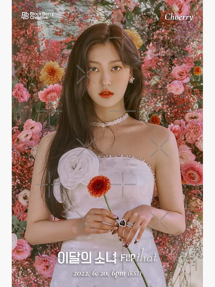 "LOONA Choerry "Flip That"" Poster for Sale by HaloHaloShine | Redbubble