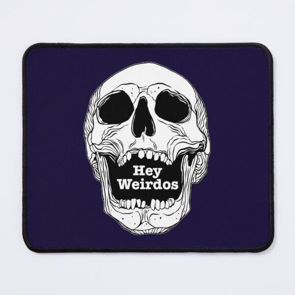 Aperçu de l'œuvre Podcast morbide. Salut le crâne de Weirdos créée et vendue par SimardShopSS.