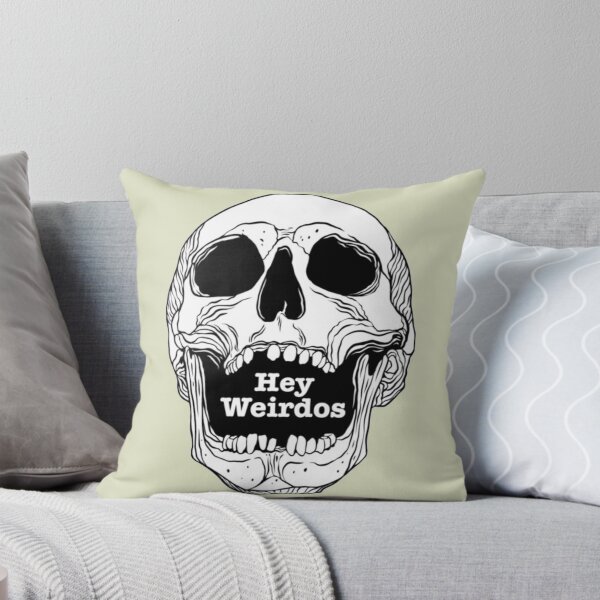 Item preview, Morbid Podcast. Hey Weirdos skull designed and sold by SimardShopSS.
