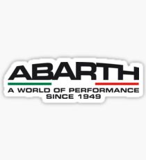Abarth, a world of performance (black) Sticker