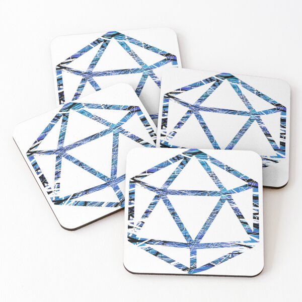 Item preview, Blue Graffiti D20 designed and sold by Dead1bird.