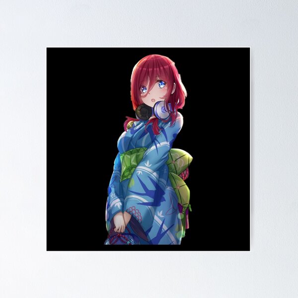 Miku Nakano, Quintessential Quintuplets, Anime Waifu, 5-toubun no Hanayome,  Nino Art Board Print for Sale by boutique shop