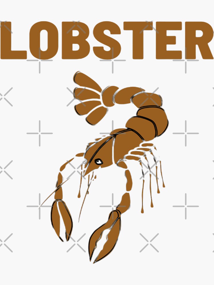"Vintage lobster Joke Rock Lobster" Sticker for Sale by Nero9o Redbubble