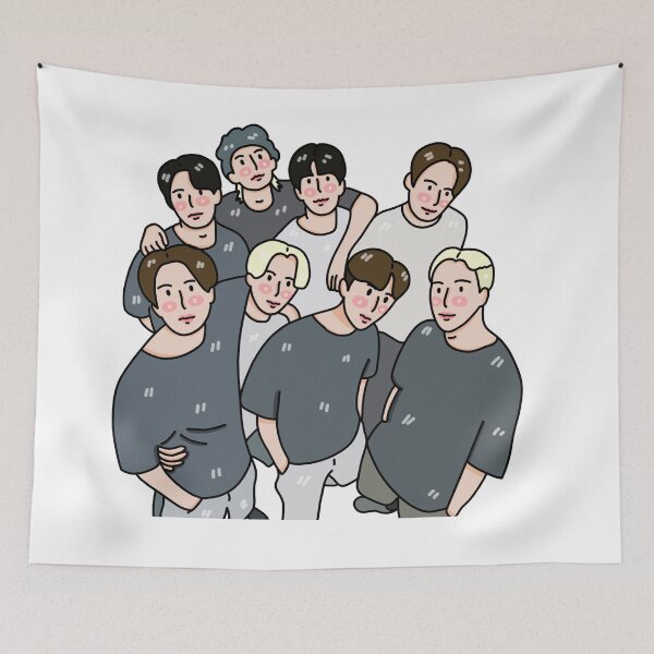 Item preview, stray kids digital drawing color designed and sold by marayznas.