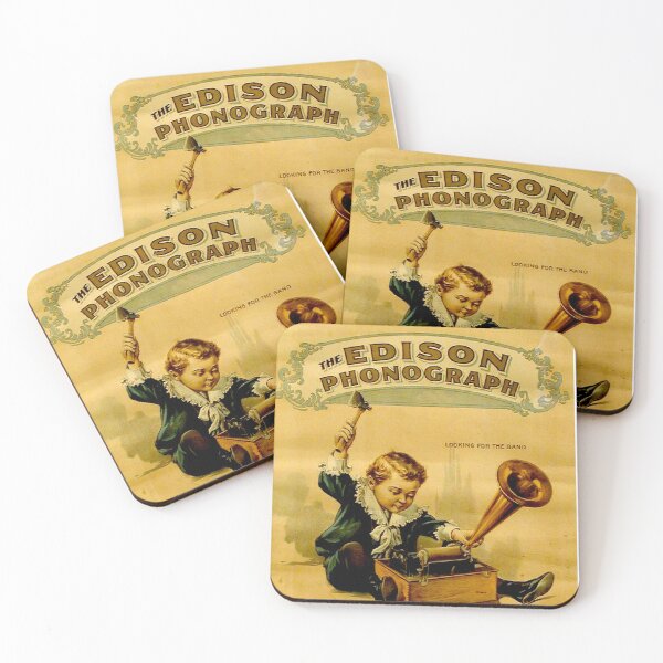 Item preview, EDISON PHONOGRAPH; Vintage Pictorial Advertising Print designed and sold by posterbobs.