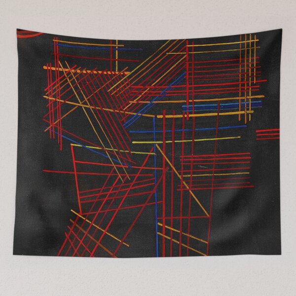 Item preview, KANDINSKY HD - Colored Sticks 1928 designed and sold by Go Logo Designs.