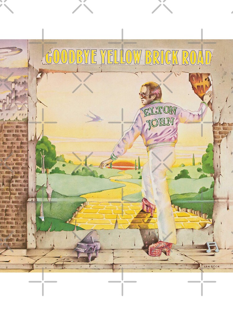 1973 Goodbye Yellow Brick Road album cover T-Shirt