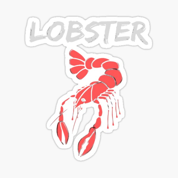 "Red Lobster Rock Lobster Joke" Sticker by Nero9o Redbubble