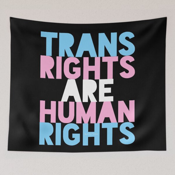 Item preview, Trans Rights Are Human Rights designed and sold by Art by Veya.
