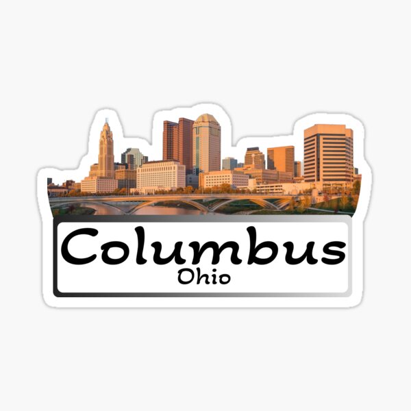 Item preview, Columbus ohio united states of america Skyline designed and sold by WhereIsTravis.