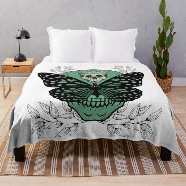Item preview, Green King skulls-butterfly  designed and sold by KS-Y.