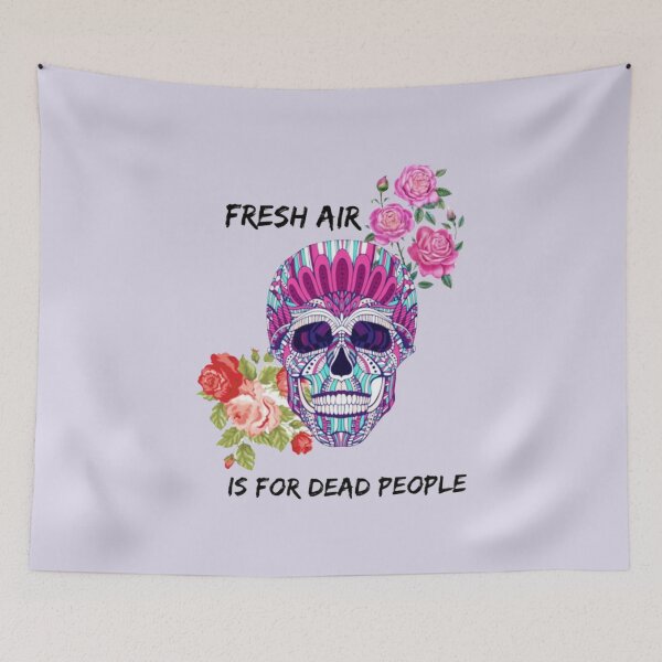 Item preview, Morbid Fresh Air Is For Dead People colorful designed and sold by SimardShopSS.