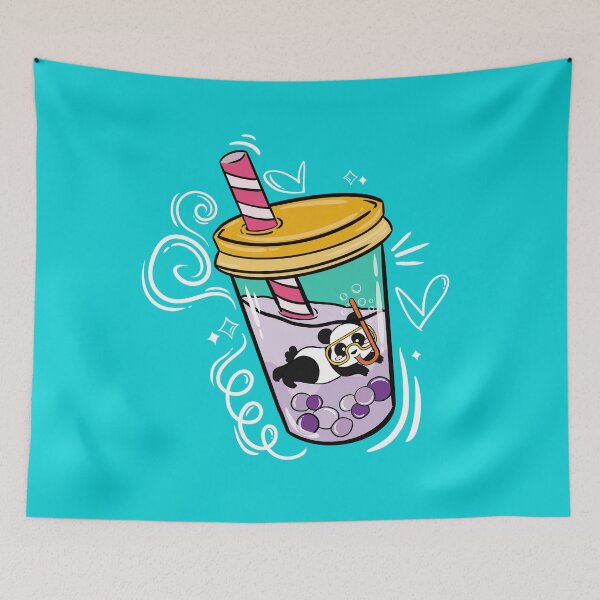 Item preview, Panda Bubble Tea  designed and sold by Cosmodoody.