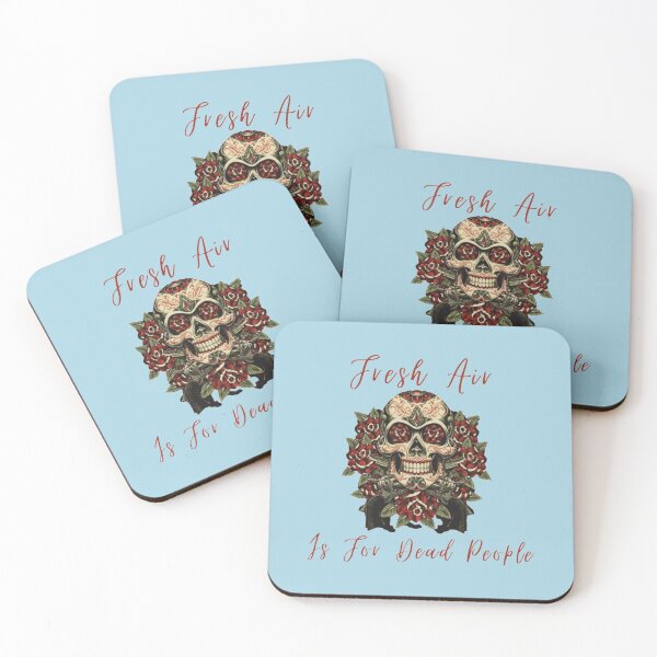 Item preview, Morbid Fresh Air Is For Dead People brown designed and sold by SimardShopSS.