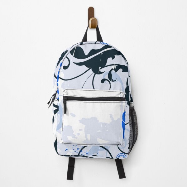 Item preview, White Blue Floral Art designed and sold by Tshirtstory.