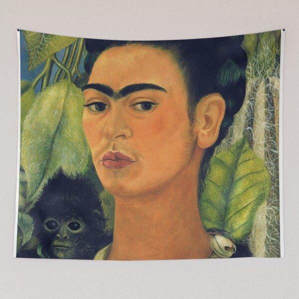Item preview, self potrait with monkey designed and sold by lauraix.