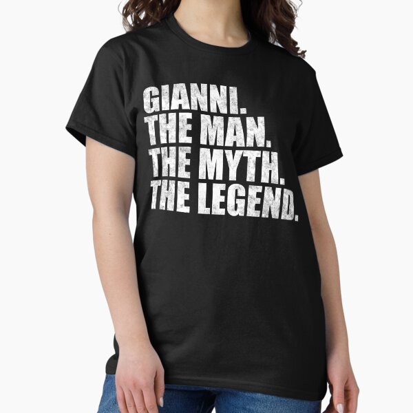Item preview, Gianni Name Gianni The Man The Myth The legend designed and sold by Teelogic.
