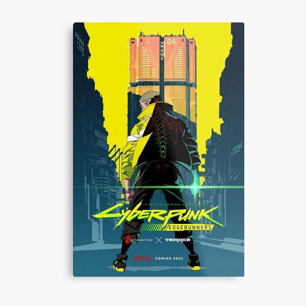 Cyberpunk Edgerunners! Metal Print