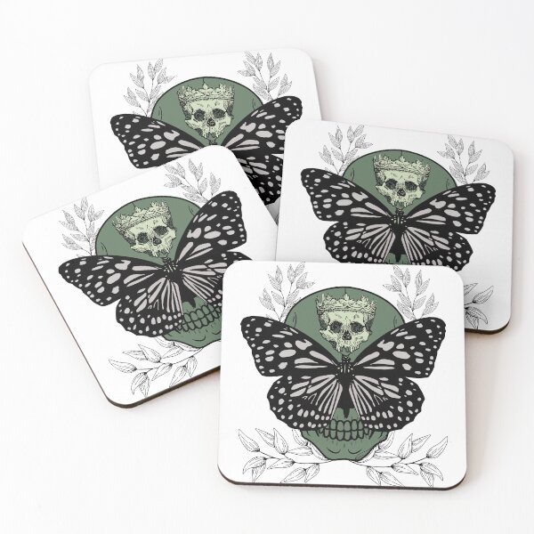 Item preview, Khaki King skulls-butterfly  designed and sold by KS-Y.