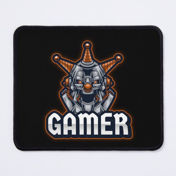 Item preview, Gamer with Evil Robot Clown designed and sold by PRIVARSHU.