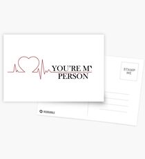 You're My Person Postcards