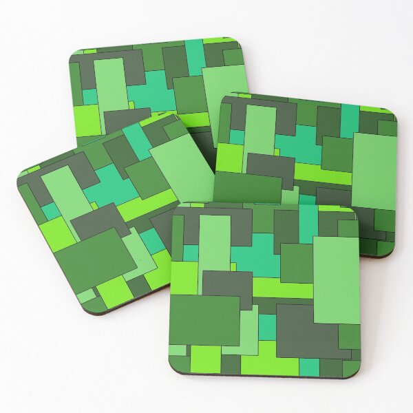 Item preview, Green Square Pattern designed and sold by KristalStittle.