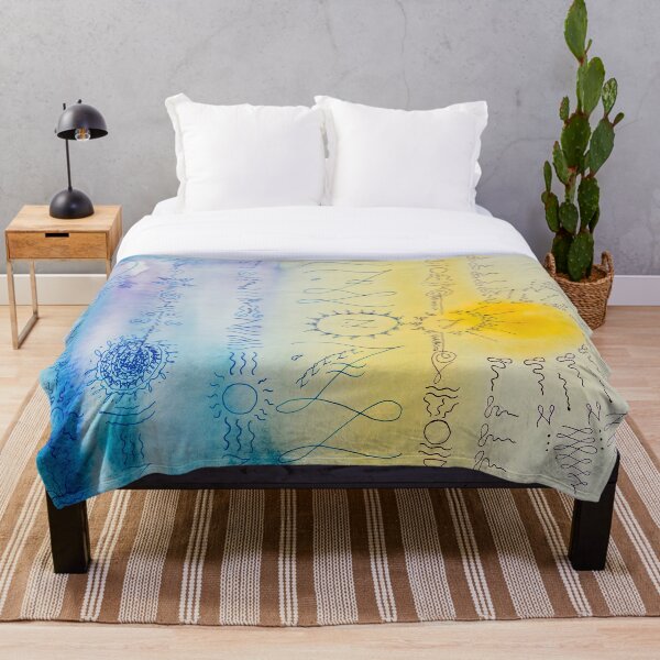 Aperçu de l'œuvre Langage Lumière - Eau Terre, Codes de l'Océan ; Codes du Soleil créée et vendue par Rainbow Earth.