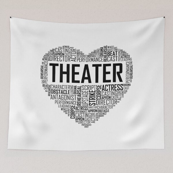 Item preview, Theater Life Heart Love Drama Actor Actress designed and sold by adxota.