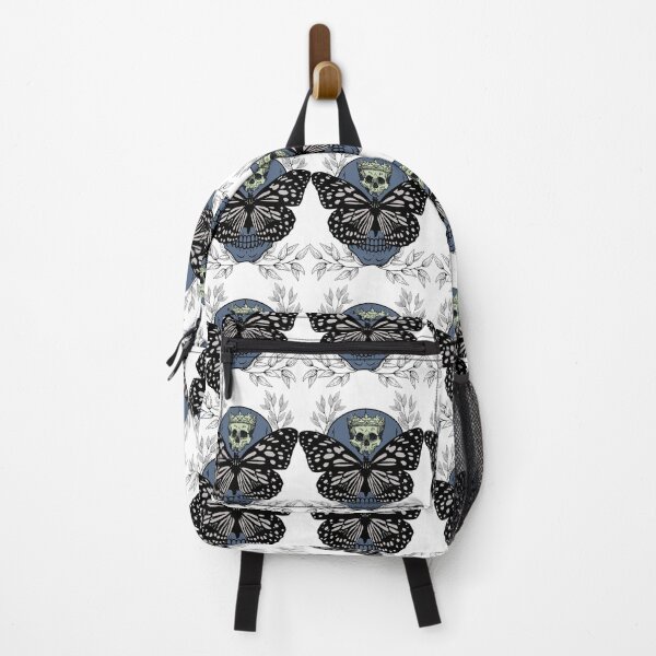 Item preview, Grey-blue King skulls-butterfly  designed and sold by KS-Y.