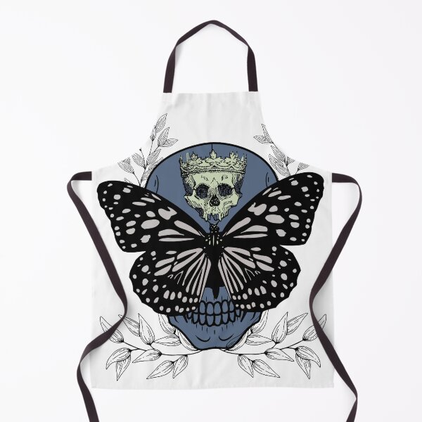 Item preview, Grey-blue King skulls-butterfly designed and sold by KS-Y.