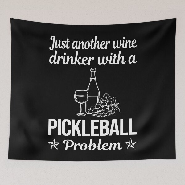Item preview, Wine Drinker Pickleball designed and sold by zuehloxerxk.
