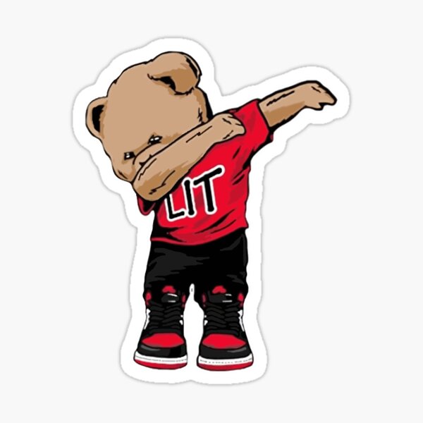 teddy bear dabbing shirt