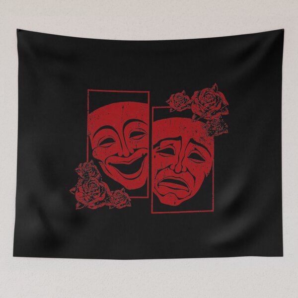 Item preview, Theater Mask Drama Comedy designed and sold by adxota.