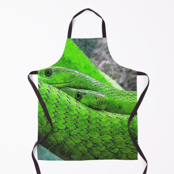 Item preview, Two Emerald Green Tree Python - Custom Pet Portrait Art Studio designed and sold by Custom Pet Portrait Art Studio.