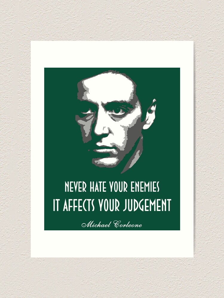 "Michael Corleone The Godfather " Art Print for Sale by SaberArt