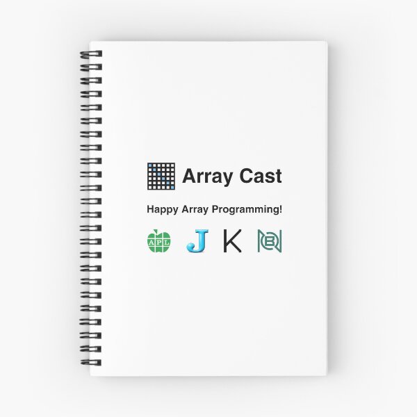 Aperçu de l'œuvre Array Cast : Bonne programmation Array ! créée et vendue par APL Stuff.