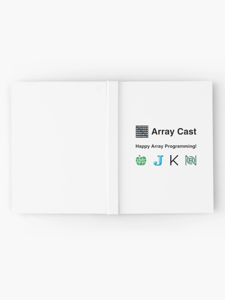 Thumbnail 2 of 3, Journal, Array Cast: Happy Array Programming! designed and sold by APL Stuff.