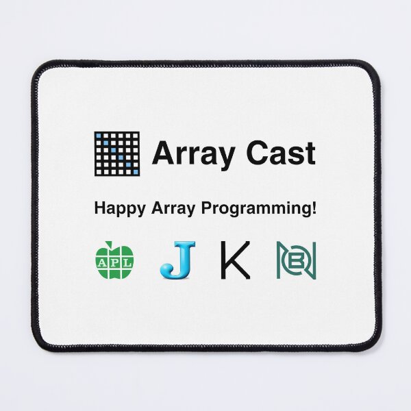 Item preview, Array Cast: Happy Array Programming! designed and sold by APL Stuff.