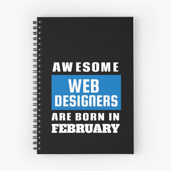 Item preview, Awesome Web Designers Are Born In February - Birthday designed and sold by Superhero Gear.