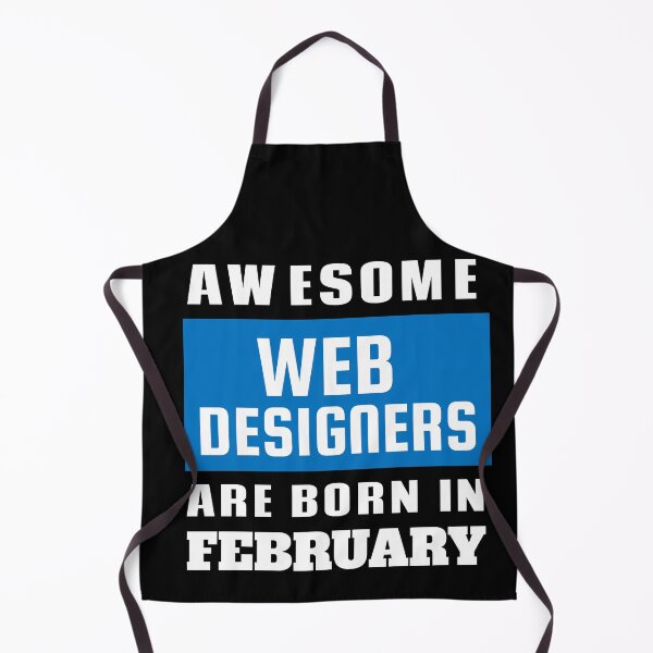 Item preview, Awesome Web Designers Are Born In February - Birthday designed and sold by Superhero Gear.