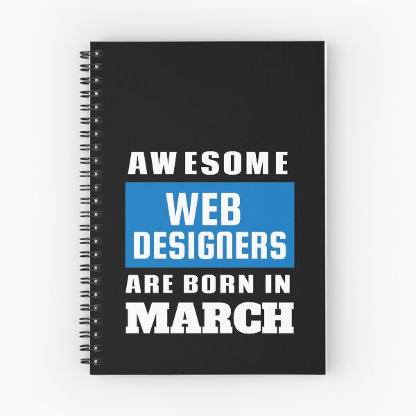 Item preview, Awesome Web Designers Are Born In March - Birthday designed and sold by Superhero Gear.