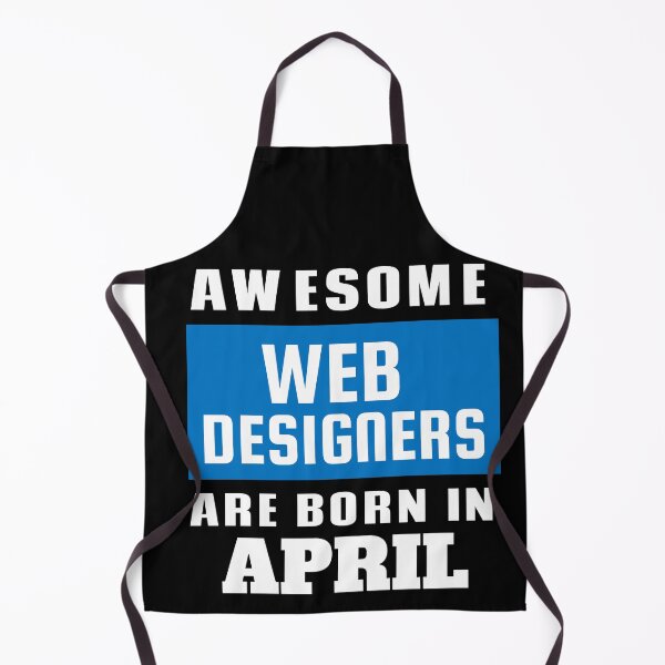 Item preview, Awesome Web Designers Are Born In April - Birthday designed and sold by Superhero Gear.