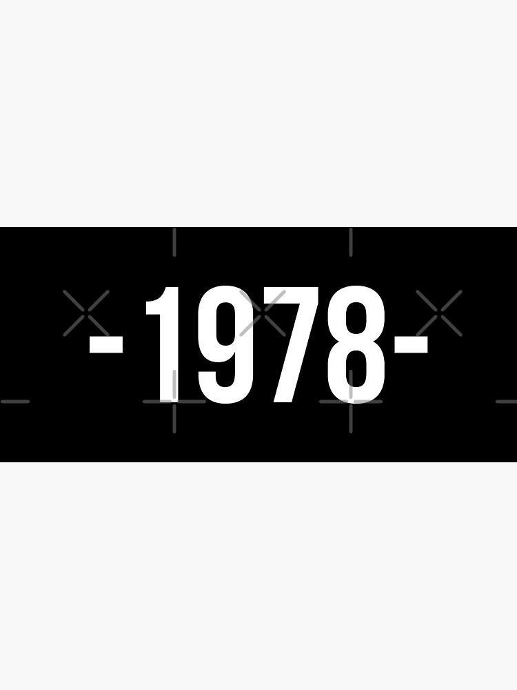 "1978" Sticker For Sale By Platform11west | Redbubble