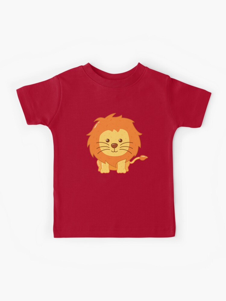 Little Lion Shirt,Toddler Sublimation Shirt,cute Lion Tee,Lion Lover Kids Tee,Kindergarten T-Shirt for Kids,Brave Lion Toddler T-Shirt