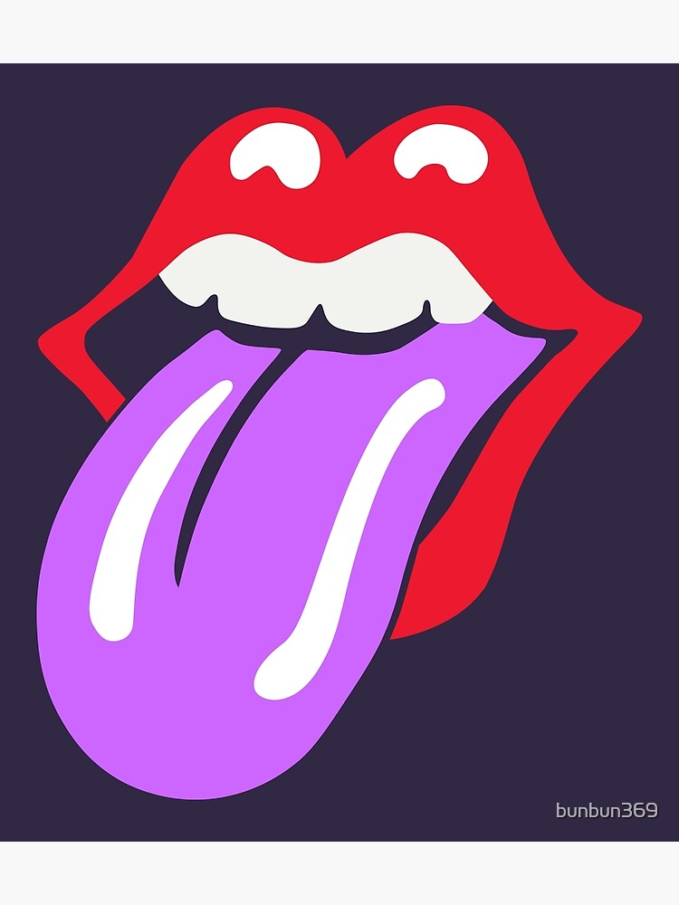 "Purple Tongue Poke" Poster for Sale by bunbun369 Redbubble