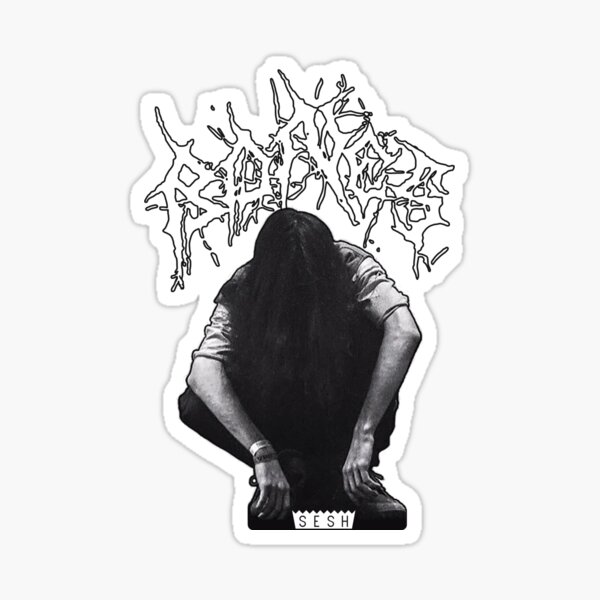 Bones SESH - Black Metal (v2) Pegatina
