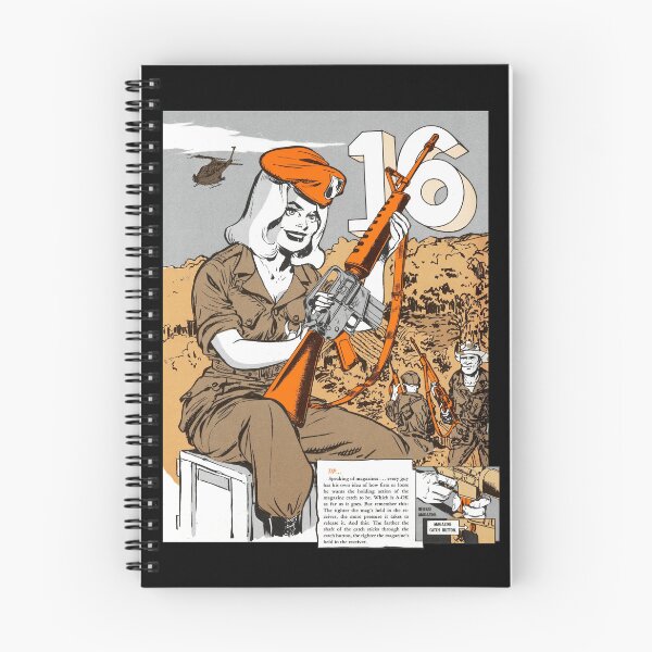 Item preview, M16 Rifle Comic Tip #2520 designed and sold by Rare-Militia.