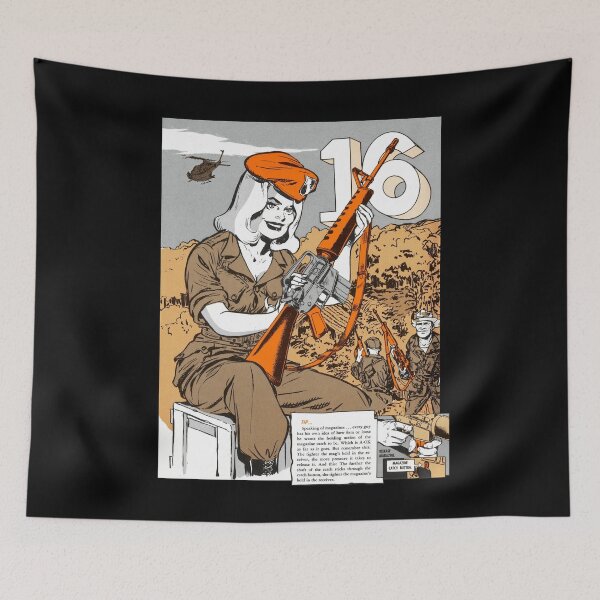 Item preview, M16 Rifle Comic Tip #2520 designed and sold by Rare-Militia.
