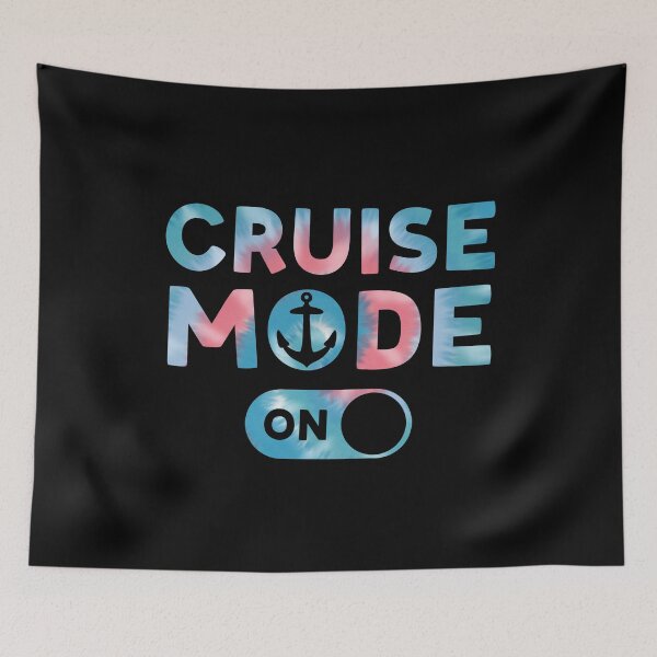 Item preview, Cruise Mode On Tie Dye Print For Family Cruise Trip  designed and sold by JokeGysen.