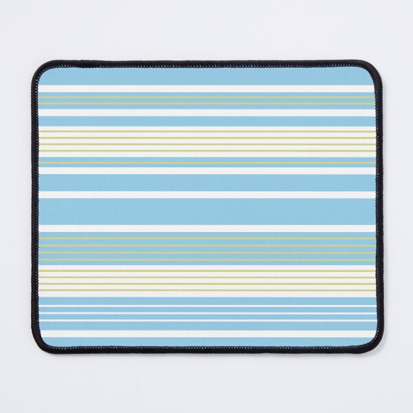 Item preview, Bright Blue Yellow White Horizontal Stripes (Stripes1_c10) designed and sold by Mimi Huang.